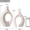 Snuggle Hollow Ceramic Vase Set of 2