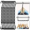Compact Magic Hangers – 10-Pack Space-Saving Closet Organizers for Heavy Clothes