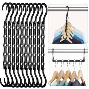 Compact Magic Hangers – 10-Pack Space-Saving Closet Organizers for Heavy Clothes