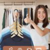 Compact Magic Hangers – 10-Pack Space-Saving Closet Organizers for Heavy Clothes