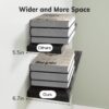 Modern Black Floating Wall Shelves