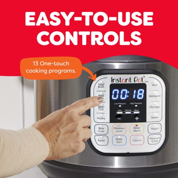 Instant Pot Duo 7-in-1 Smart Cooker-6Qt
