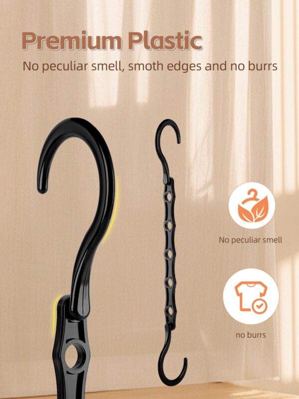 Compact Magic Hangers – 10-Pack Space-Saving Closet Organizers for Heavy Clothes