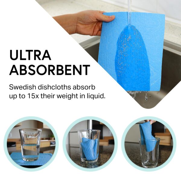 Special Swedish Dishcloths 10-Pack – Eco-Friendly, Reusable, Odor-Free Cleaning Cloths