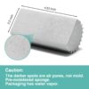 4-Pack Damp Dusting Sponges – Reusable Grey Cleaning Pads for Blinds, Fan Blades, Floorboards, Vents, Mirrors