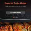 COSORI Air Fryer 9-in-1, Compact & Large 6-Qt, Fast Turbo Modes, 90–450°F Precise Heat for Even Results, Up to 95% Less Oil*, Roast, Bake, Dry, Reheat, Frozen, Broil, Proof, 120V, TurboBlaze, Ceramic