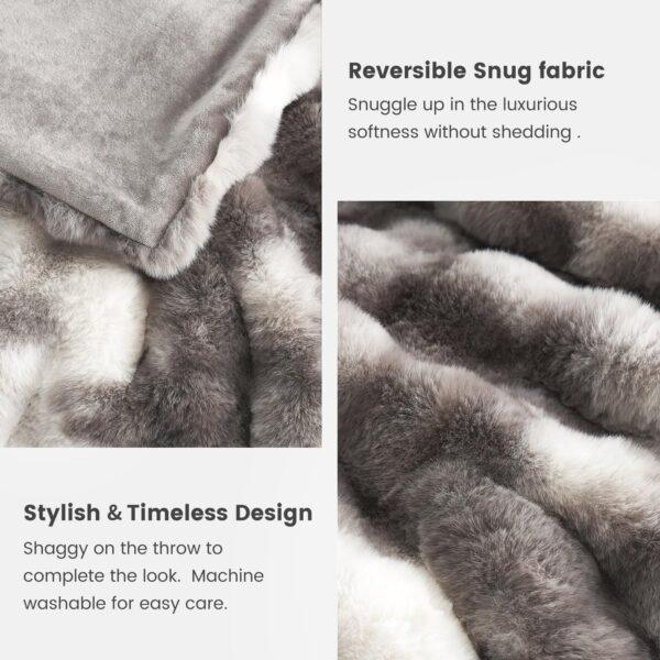 Luxury Faux Fur Throw Blanket