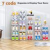 Stackable Shoe Storage Boxes (Set of 6)