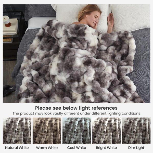 Luxury Faux Fur Throw Blanket